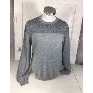 M&S Collection Fair Isle Sweater Cotton Mens Medium